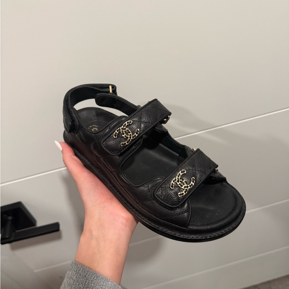 Quilted Chanel Sandals